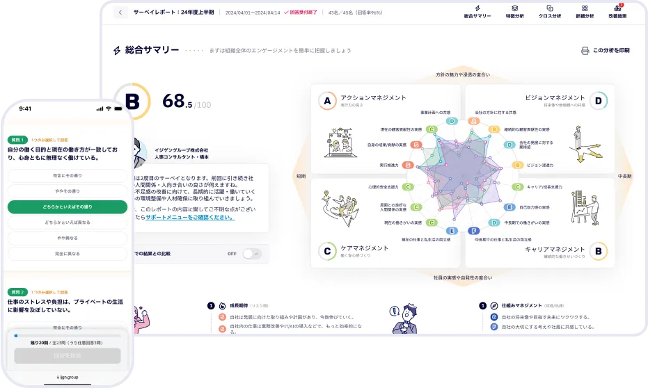 採用力課題診断画像