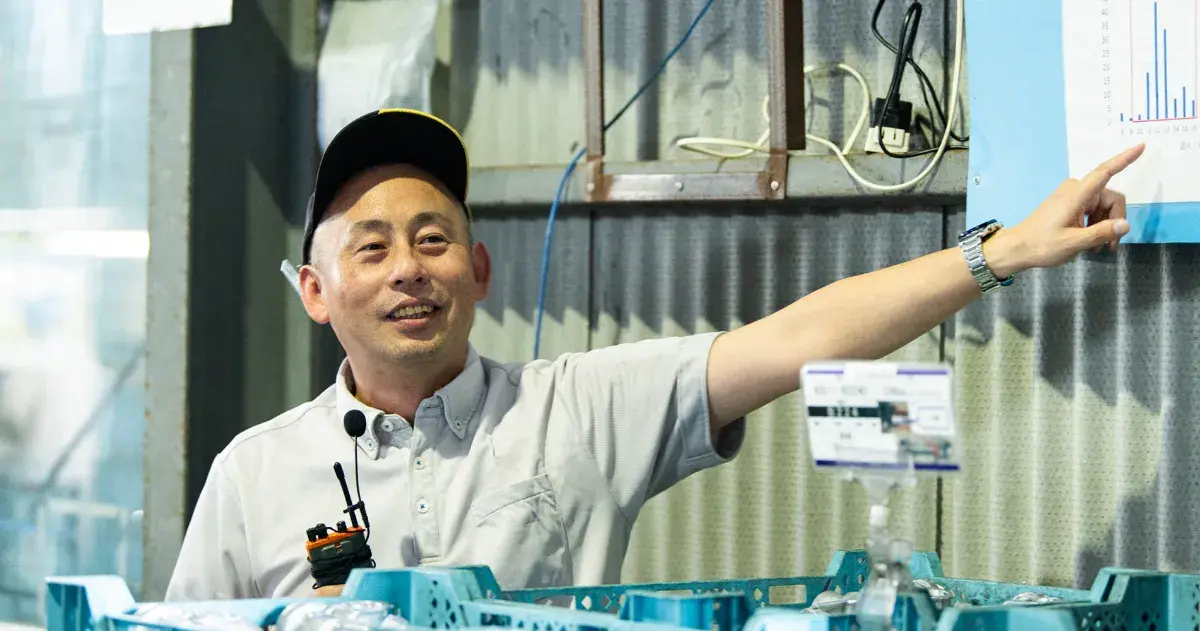 製造業のカイゼンについて説明する中野様